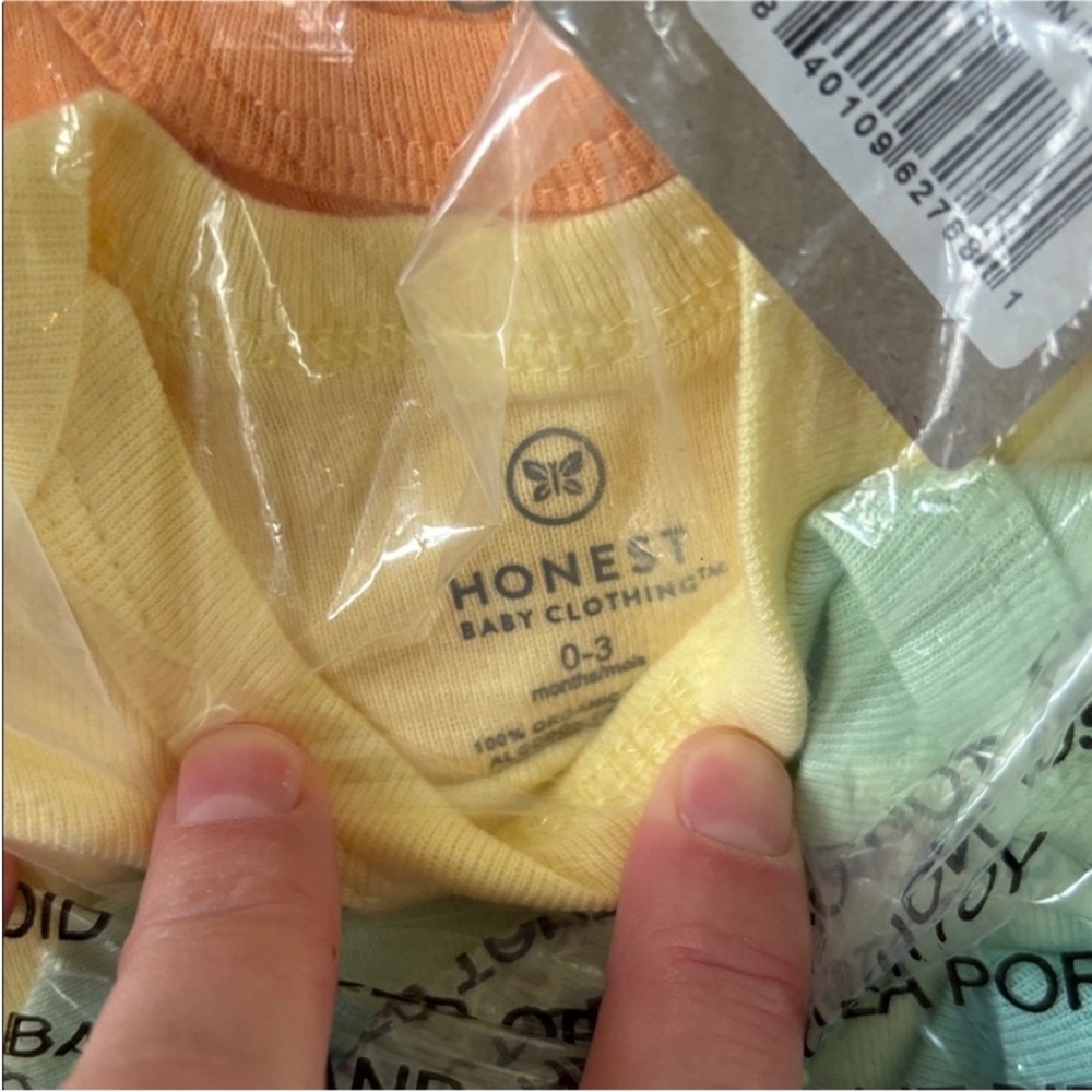 :Price Firm: NIP Honest Baby 10-Pack Cotton Short Sleeve Bodysuits One-Piece - Picture 4 of 4